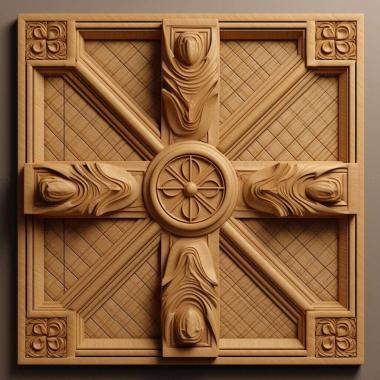 Patterns and decorations stl Crossopriza 1 3d model